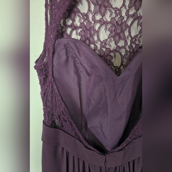 Bill Levkoff Purple Sample Gown Size 10 - Picture 4 of 10